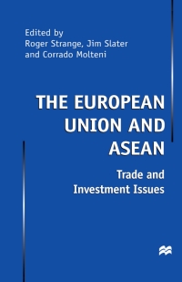 Imagen de portada: The European Union and Asean 9780312231842