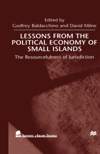 صورة الغلاف: Lessons From the Political Economy of Small Islands 9780312231958