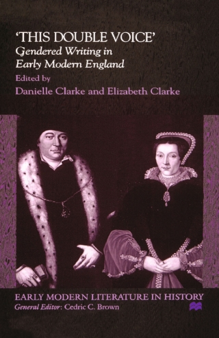 Cover image: 'This Double Voice' 9780312232207