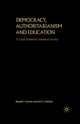 表紙画像: Democracy, Authoritarianism and Education 9780312234645