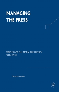 Cover image: Managing the Press 9780312235079