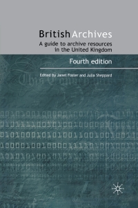 Cover image: British Archives 4th edition 9780333735367