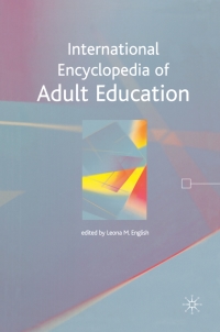 Titelbild: International Encyclopedia of Adult Education 9781403917355