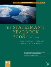 Cover image: The Statesman's Yearbook 2008 9781403992772