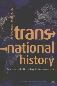 Imagen de portada: The Palgrave Dictionary of Transnational History 9781403992956