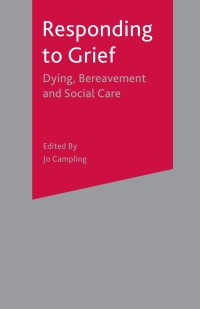 Imagen de portada: Responding to Grief 1st edition 9780333736395