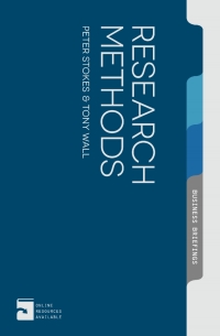Cover image: Research Methods 1st edition 9780230362031