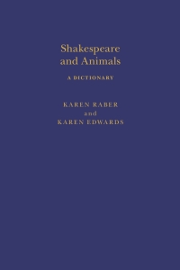 Imagen de portada: Shakespeare and Animals 1st edition 9781350002531