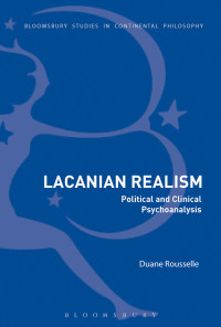 Omslagafbeelding: Lacanian Realism 1st edition 9781350003569