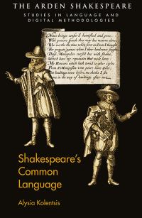 Cover image: Shakespeare’s Common Language 1st edition 9781350235977