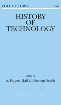Imagen de portada: History of Technology Volume 3 1st edition 9781350017405