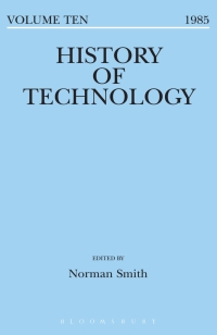 Imagen de portada: History of Technology Volume 10 1st edition 9781350018426
