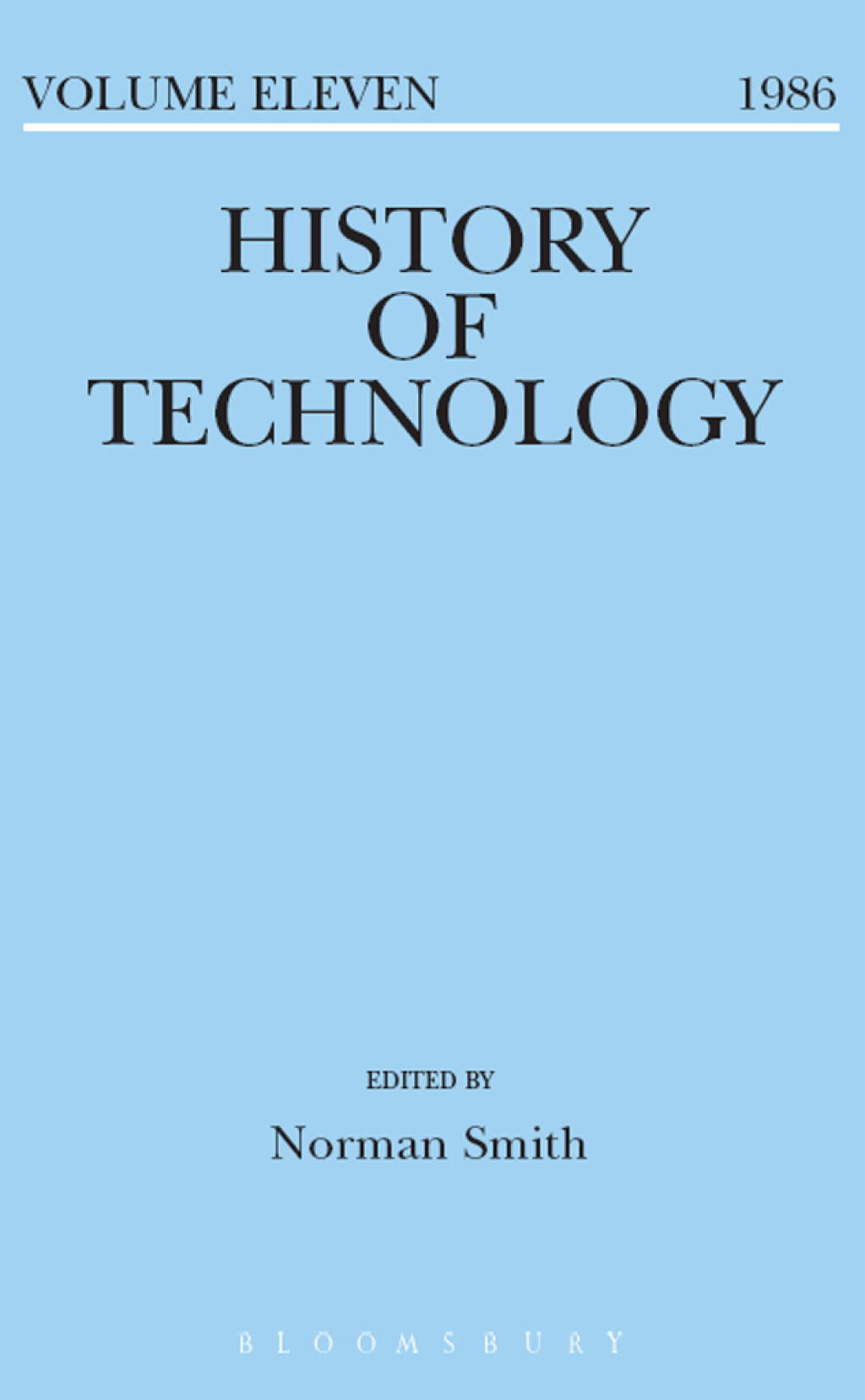 History of Technology Volume 11 1st Edition