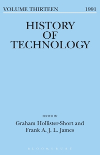 Titelbild: History of Technology Volume 13 1st edition 9781350018518