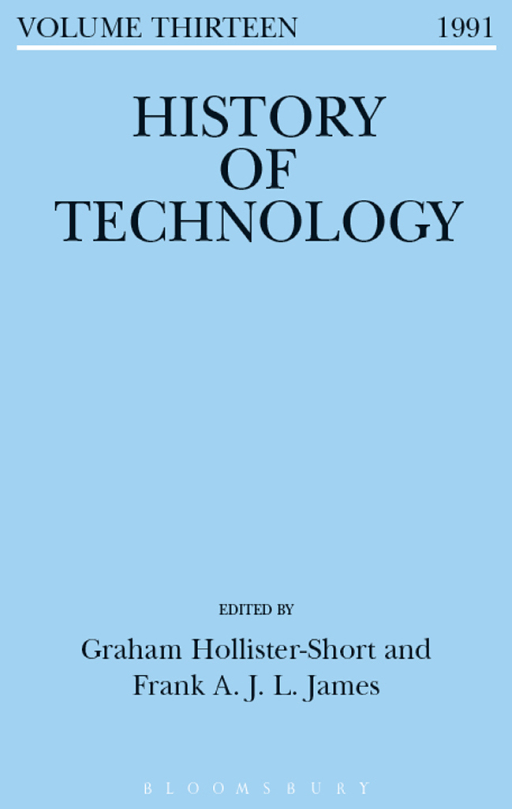 History of Technology Volume 13 1st Edition