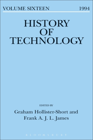 表紙画像: History of Technology Volume 16 1st edition 9780720122084