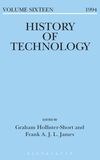 Omslagafbeelding: History of Technology Volume 16 1st edition 9780720122084