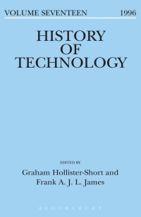 صورة الغلاف: History of Technology Volume 17 1st edition 9780720122848