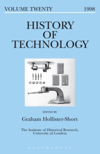 Cover image: History of Technology Volume 20 1st edition 9780720123760