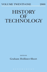 Cover image: History of Technology Volume 21 1st edition 9780826449610