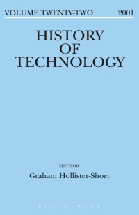 Cover image: History of Technology Volume 22 1st edition 9780826453396