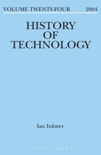 Cover image: History of Technology Volume 24 1st edition 9780826471864