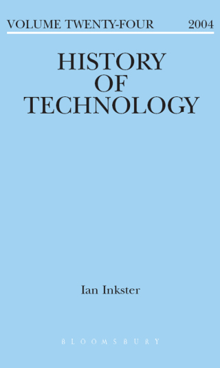Cover image: History of Technology Volume 24 1st edition 9780826471864