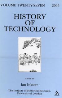 Titelbild: History of Technology Volume 27 1st edition 9780826495990