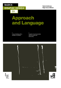 Cover image: Basics Graphic Design 01: Approach and Language 1st edition 9782940411351