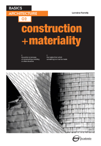 Imagen de portada: Basics Architecture 02: Construction & Materiality 1st edition 9782940373833