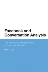 Imagen de portada: Facebook and Conversation Analysis 1st edition 9781350038288