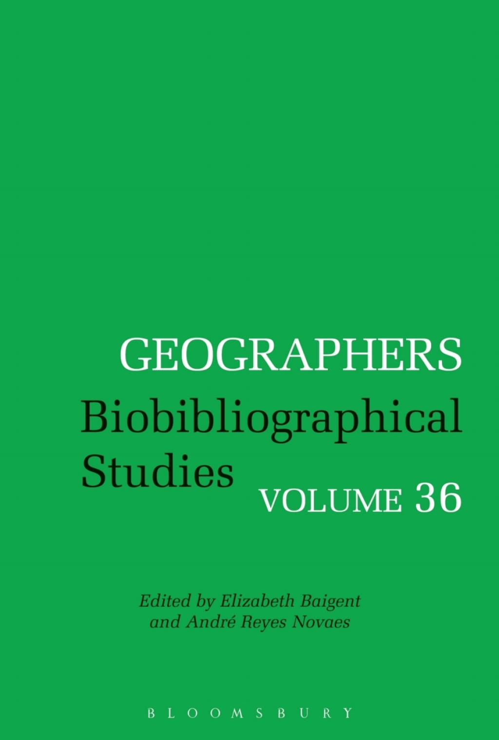 Geographers Biobibliographical Studies, Volume 36 1st Edition