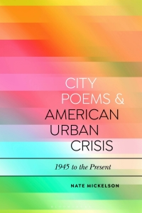Cover image: City Poems and American Urban Crisis 1st edition 9781350055780