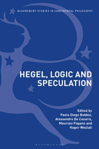 Cover image: Hegel, Logic and Speculation 1st edition 9781350243705