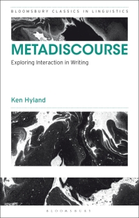 Imagen de portada: Metadiscourse 1st edition 9781350063587