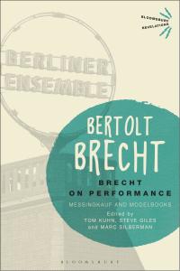 Cover image: Brecht on Performance 1st edition 9781350077065
