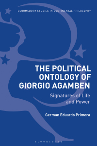 Omslagafbeelding: The Political Ontology of Giorgio Agamben 1st edition 9781350081369