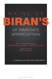 Cover image: Maine de Biran's 'Of Immediate Apperception' 1st edition 9781350086197