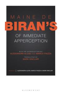 Cover image: Maine de Biran's 'Of Immediate Apperception' 1st edition 9781350086197