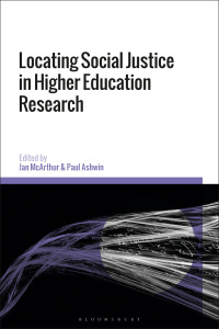 Imagen de portada: Locating Social Justice in Higher Education Research 1st edition 9781350086753