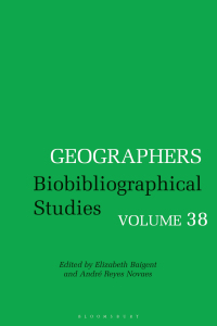 صورة الغلاف: Geographers 1st edition 9781350127975