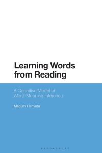 Cover image: Learning Words from Reading 1st edition 9781350251700