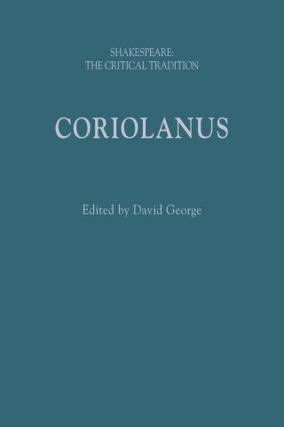 Cover image: Coriolanus 1st edition 9781350157835