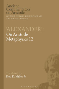 Omslagafbeelding: 'Alexander': On Aristotle Metaphysics 12 1st edition 9781350179356