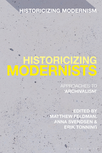 Cover image: Historicizing Modernists 1st edition 9781350215085