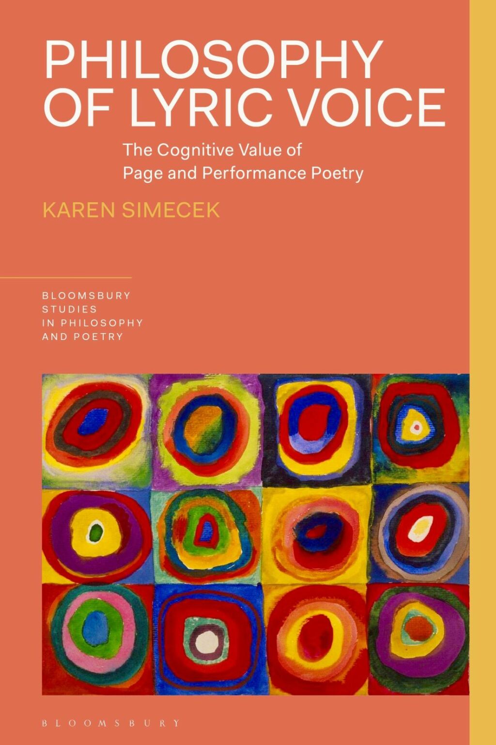 Philosophy of Lyric Voice The Cognitive Value of Page and Performance Poetry 1st Edition
