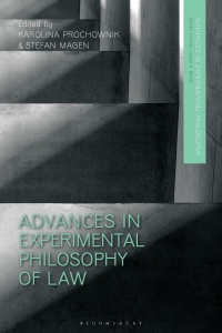 Imagen de portada: Advances in Experimental Philosophy of Law 1st edition 9781350260160