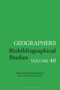 Imagen de portada: Geographers 1st edition 9781350276864