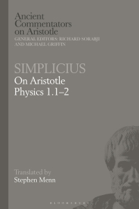 Imagen de portada: Simplicius: On Aristotle Physics 1.1–2 1st edition 9781350285682