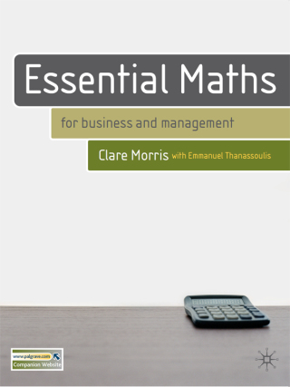 Cover image: Essential Maths 1st edition 9781403916105